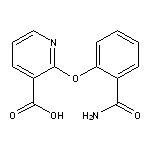 2-(2-carbamoylphenoxy)pyridine-3-carboxylic acid