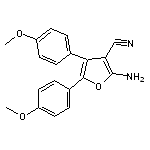 2-Amino-4,5-bis-(4-methoxy-phenyl)-furan-3-carbonitrile