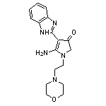 5-Amino-4-(1H-benzoimidazol-2-yl)-1-(2-morpholin-4-yl-ethyl)-1,2-dihydro-pyrrol-3-one