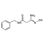 N-Benzyl-2-(N-hydroxycarbamimidoyl)-acetamide