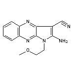 2-Amino-1-(2-methoxy-ethyl)-1H-pyrrolo[2,3-b]quinoxaline-3-carbonitrile