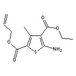 5-Amino-3-methyl-thiophene-2,4-dicarboxylic acid 2-allyl ester 4-ethyl ester