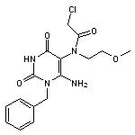 N-(6-Amino-1-benzyl-2,4-dioxo-1,2,3,4-tetrahydro-pyrimidin-5-yl)-2-chloro-N-(2-methoxy-ethyl)-acetamide