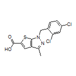 1-(2,4-Dichlorobenzyl)-3-methyl-1H-thieno[2,3-c]pyrazole-5-carboxylic Acid