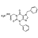 2-(3,7-dibenzyl-2,6-dioxo-2,3,6,7-tetrahydro-1H-purin-1-yl)acetohydrazide