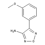 4-(3-methoxyphenyl)-1,2,5-oxadiazol-3-amine