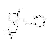 4-(2-phenylethyl)-1,7$l^{6}-dithia-4-azaspiro[4.4]nonane-3,7,7-trione