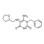 6-Amino-1-benzyl-5-[[(tetrahydrofuran-2-yl)methyl]amino]pyrimidine-2,4(1H,3H)-dione