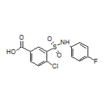 4-Chloro-3-[N-(4-fluorophenyl)sulfamoyl]benzoic Acid