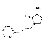 3-amino-1-(3-phenylpropyl)pyrrolidin-2-one