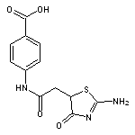 4-{[(2-amino-4-oxo-4,5-dihydro-1,3-thiazol-5-yl)acetyl]amino}benzoic acid