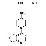 1-{5H,6H,7H-cyclopenta[d]pyrimidin-4-yl}piperidin-4-amine dihydrochloride