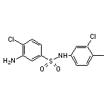 3-Amino-4-chloro-N-(3-chloro-4-methyl-phenyl)-benzenesulfonamide