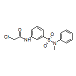 2-Chloro-N-[3-(N-methyl-N-phenylsulfamoyl)phenyl]acetamide