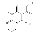 6-Amino-5-(2-chloro-acetyl)-1-isobutyl-3-methyl-1H-pyrimidine-2,4-dione