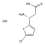 (3R)-3-amino-3-(5-chlorothiophen-2-yl)propanoic acid hydrochloride