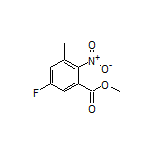 methyl 5-fluoro-3-methyl-2-nitrobenzoate