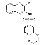 2,3-Dihydro-benzo[1,4]dioxine-6-sulfonic acid (3-chloro-quinoxalin-2-yl)-amide