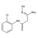 N-(2-Chloro-phenyl)-2-(N-hydroxycarbamimidoyl)-acetamide