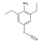 4-amino-3,5-diethylphenyl thiocyanate