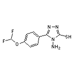 4-amino-5-[4-(difluoromethoxy)phenyl]-4H-1,2,4-triazole-3-thiol