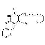 6-Amino-1-benzyl-5-(2-cyclohex-1-enyl-ethylamino)-1H-pyrimidine-2,4-dione