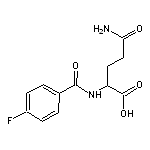 4-Carbamoyl-2-(4-fluoro-benzoylamino)-butyric acid