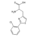 2-amino-3-[2-(2-chlorophenyl)-1,3-thiazol-4-yl]propanoic acid