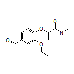 2-(2-ethoxy-4-formylphenoxy)-N,N-dimethylpropanamide