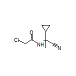 2-chloro-N-(1-cyano-1-cyclopropylethyl)acetamide