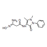 3-Amino-N-(1,5-dimethyl-3-oxo-2-phenyl-2,3-dihydro-4-pyrazolyl)-3-(hydroxyimino)propanamide