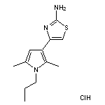 4-(2,5-dimethyl-1-propyl-1H-pyrrol-3-yl)-1,3-thiazol-2-amine hydrochloride