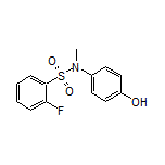 2-Fluoro-N-(4-hydroxyphenyl)-N-methylbenzenesulfonamide