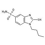 1-Butyl-2-mercapto-1H-benzoimidazole-5-sulfonic acid amide