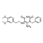 6-Amino-1-benzyl-5-[(3,4-dimethoxyphenethyl)amino]pyrimidine-2,4(1H,3H)-dione