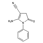 2-Amino-5-oxo-1-phenyl-4,5-dihydro-1H-pyrrole-3-carbonitrile