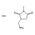 3-(aminomethyl)-1-methylpyrrolidine-2,5-dione hydrochloride