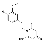 1-[2-(3,4-Dimethoxy-phenyl)-ethyl]-2-mercapto-1H-pyrimidine-4,6-dione