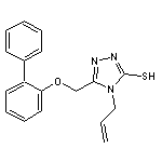 4-Allyl-5-(biphenyl-2-yloxymethyl)-4H-[1,2,4]triazole-3-thiol