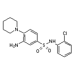 3-Amino-N-(2-chloro-phenyl)-4-piperidin-1-yl-benzenesulfonamide