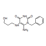 6-Amino-1-benzyl-5-[(3-hydroxypropyl)amino]pyrimidine-2,4(1H,3H)-dione