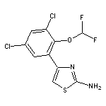 4-[3,5-dichloro-2-(difluoromethoxy)phenyl]-1,3-thiazol-2-amine