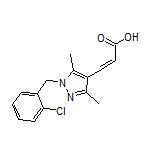 3-[1-(2-Chlorobenzyl)-3,5-dimethyl-4-pyrazolyl]acrylic Acid