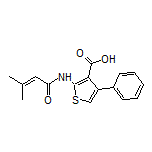 2-(3-Methylbut-2-enamido)-4-phenylthiophene-3-carboxylic Acid