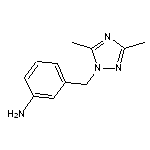 3-[(3,5-dimethyl-1H-1,2,4-triazol-1-yl)methyl]aniline