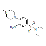 3-Amino-N,N-diethyl-4-(4-methyl-1-piperazinyl)benzenesulfonamide