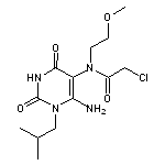 N-(6-Amino-1-isobutyl-2,4-dioxo-1,2,3,4-tetrahydro-pyrimidin-5-yl)-2-chloro-N-(2-methoxy-ethyl)-acetamide