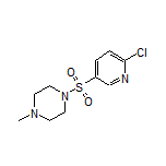 1-[(6-Chloro-3-pyridyl)sulfonyl]-4-methylpiperazine