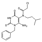 N-(6-Amino-1-benzyl-2,4-dioxo-1,2,3,4-tetrahydro-pyrimidin-5-yl)-2-chloro-N-(3-methyl-butyl)-acetamide