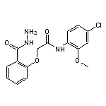 N-(4-Chloro-2-methoxy-phenyl)-2-(2-hydrazinocarbonyl-phenoxy)-acetamide